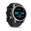 Garmin Fenix E 3.3 cm (1,3) AMOLED 47 mm digitaalne 416 × 416 pikslit puutetundlik roostevaba teras Wi-Fi GPS (satelliit)