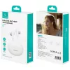 Bluetooth-kõrvaklapid Usams TWS E02 ANC+ENC valge
