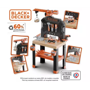 Laste töökoja mänguasi SMOBY Bricolo Builder 7600360741 - Ehitusriistade komplekt rollimänguks