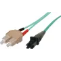 Tecline exertis Connect - Paranduskaabel - SC multi-mode (M) MT-RJ Multimodus (M) külge - 7 m - Kiudoptiline - 50/125 mikromeetrit - OM3 - türkiis (39975007)