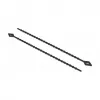 Helmestatud kaabliside DeLOCK 19568 P 150 x L 2,4 mm must 100 tk