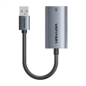 USB Gigabit Etherneti adapter Vention CEZ — juhtmega USB hostiliides, 1000 Mbit/s, hall