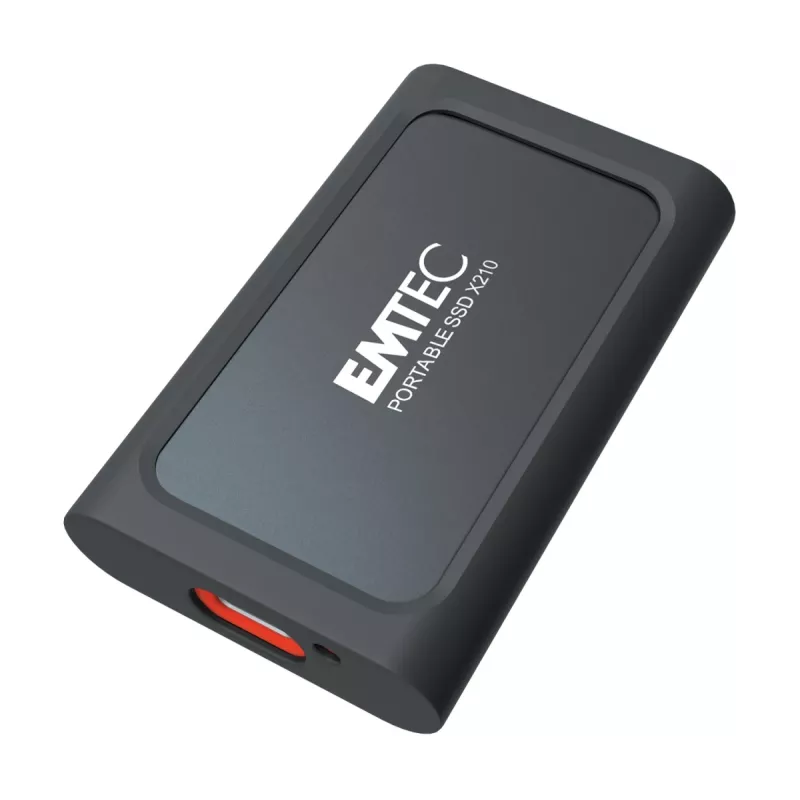 Emtec X210 ELITE 2 TB USB Type-C 3.2 Gen 2 (3.1 Gen 2) Must, Punane