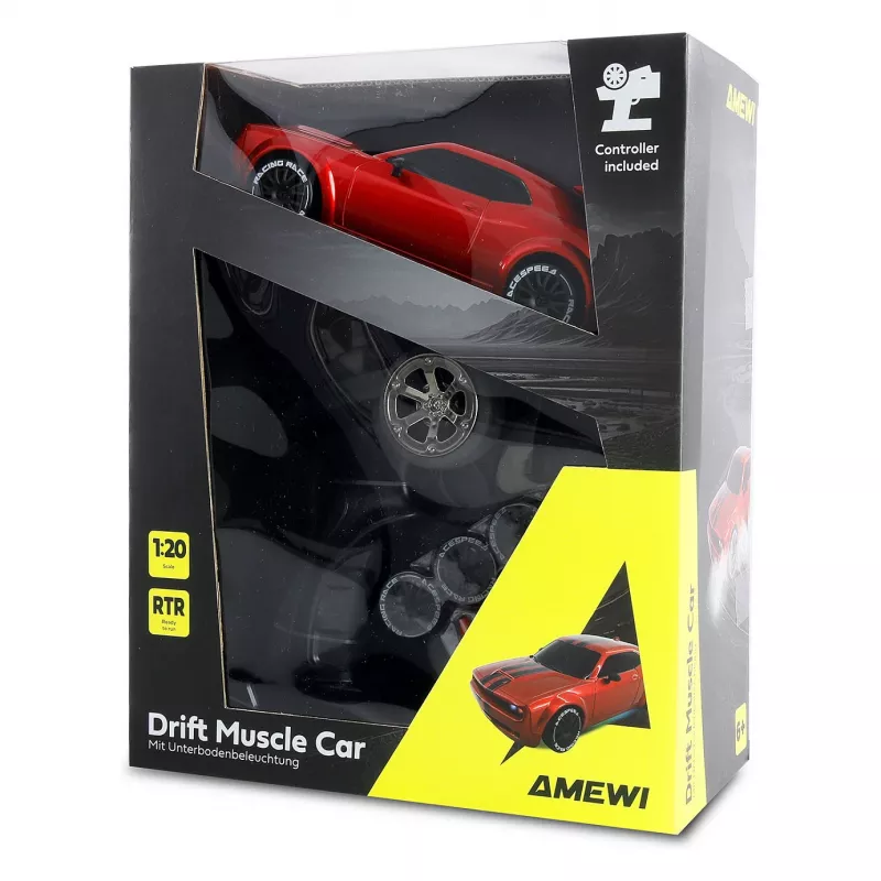 Amewi Drift Muscle Car 4WD 1 20 RTR Red (21114)