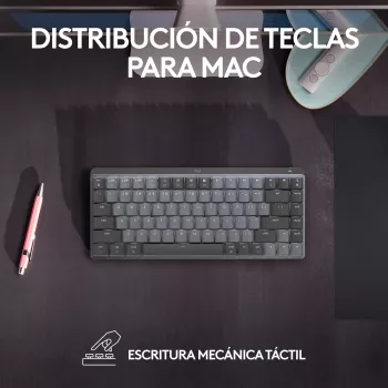 Logitech MX Mechanical Mini juhtmeta klaviatuur, tenkeyless, Bluetooth