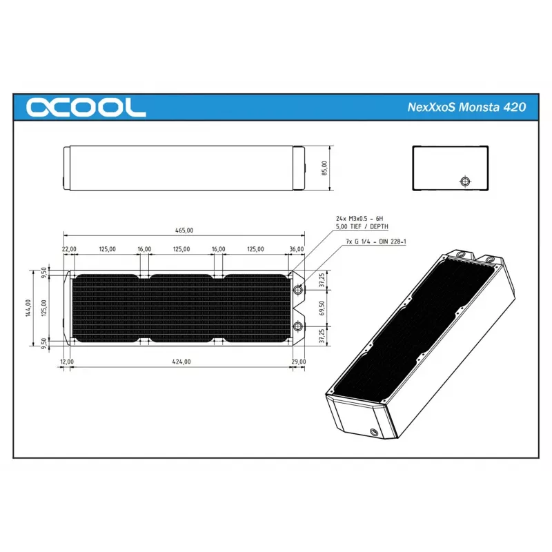 Jahutusradiaator Alphacool NexXxoS Monsta