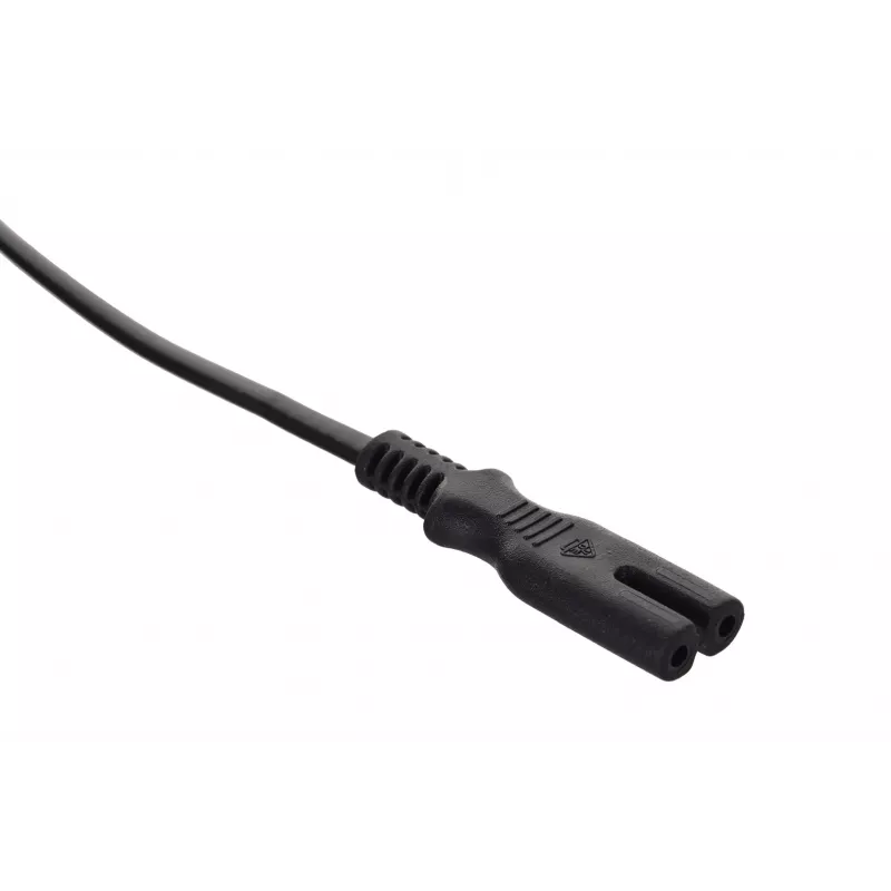 Savio CL-100 toitekaabel must 1,8 m IEC tüüp E (3,4 mm, 3,1 mm) IEC C7