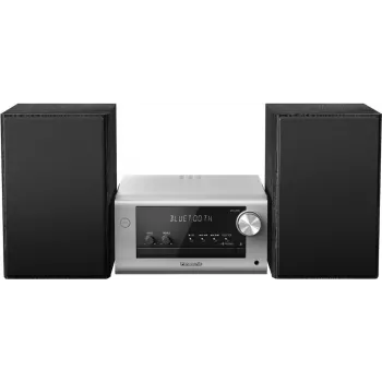 Panasonic SC-PM704 - Mikrosüsteem - 80 vatti (kokku) - Hõbedane (SC-PM704EG-S)