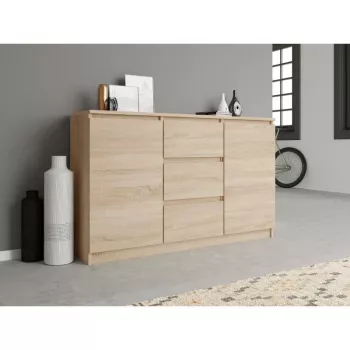 Topeshop KOMODA 2D3S DĄB SONOMA kummut