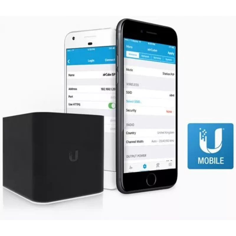 Ubiquiti ACB-ISP WiFi ruuter, airCube, 2.4GHz, MIMO, 4x RJ45 100Mb/s