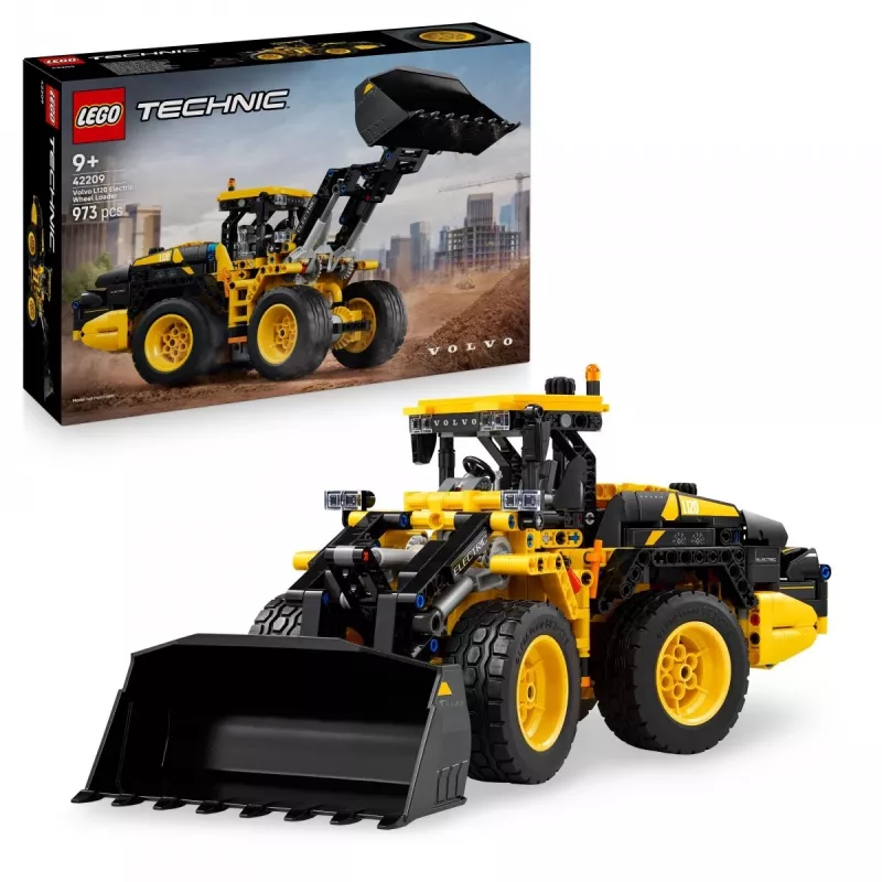LEGO Technic Volvo L120 Elektriline Rataslaadur, mudel 42209, 973 tk, vanusele 9+, 140×110×350 mm