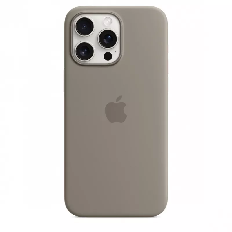 Silikoonümbris MagSafe'iga iPhone 15 Pro Maxile - savi