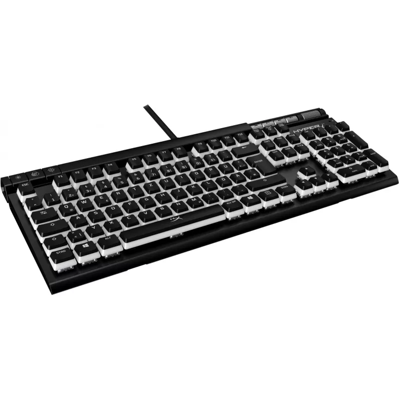 HyperX Pudding Keycaps - täiskomplekt - ABS - Must (DE paigutus) - klaviatuuri klahvikatted - ABS - Must