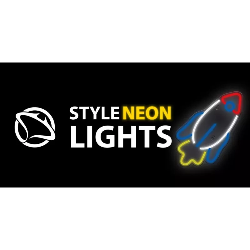 LED-neoonvalgusti MANTA SNL91MT stiil RAKETA – dekoratiivne LED-neoonpaneel, mudel SNL91MT