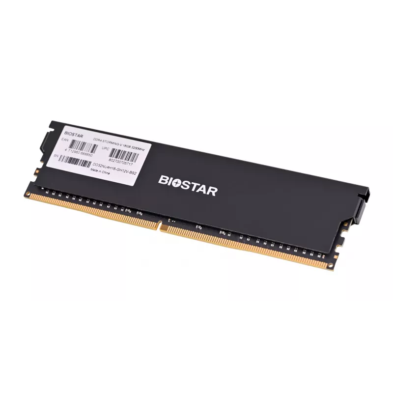 Lauaarvuti DDR4 RAM BIOSTAR 16GB 3200MHz jahutusradiaatoriga (mudel DO32NU4H16)