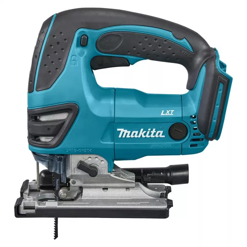 Tikksaag Makita DJV180ZX juhtmeta korpuseta — 3-astmeline pendel, 0–2600 SPM, käigupikkus 26 mm, lõikesügavus puidus 135 mm