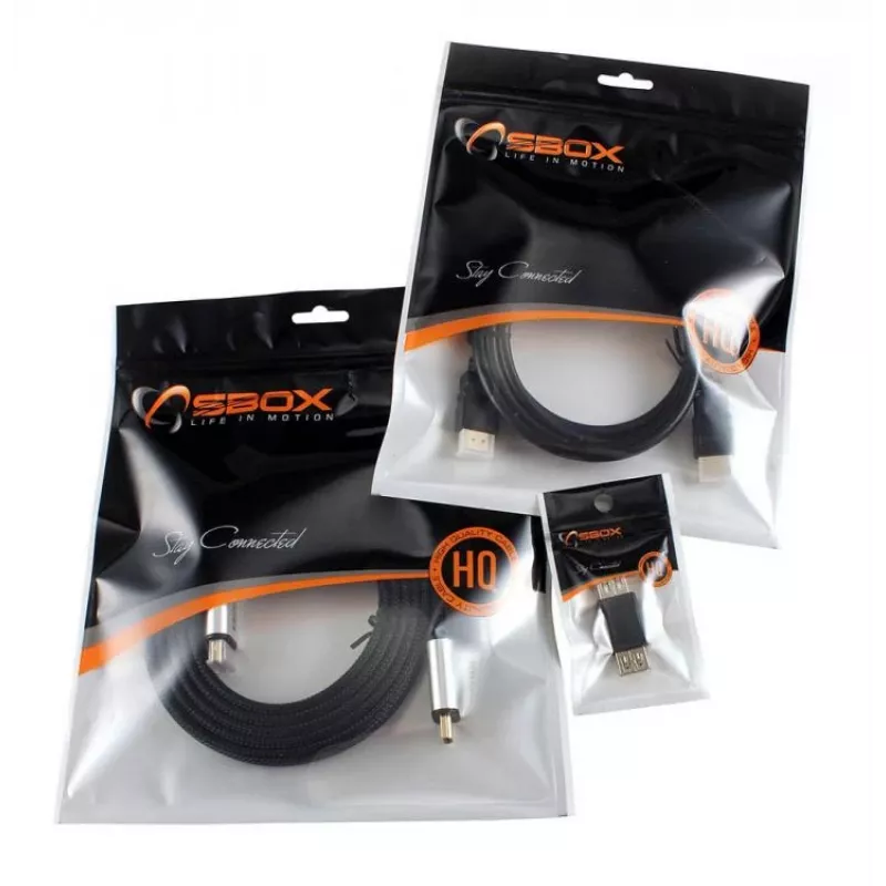 HDMI-kaabel SBOX HDMI-MICRO/R 1.4 2 m — micro HDMI HDMI-ks, versioon 1.4, pikkus 2 m