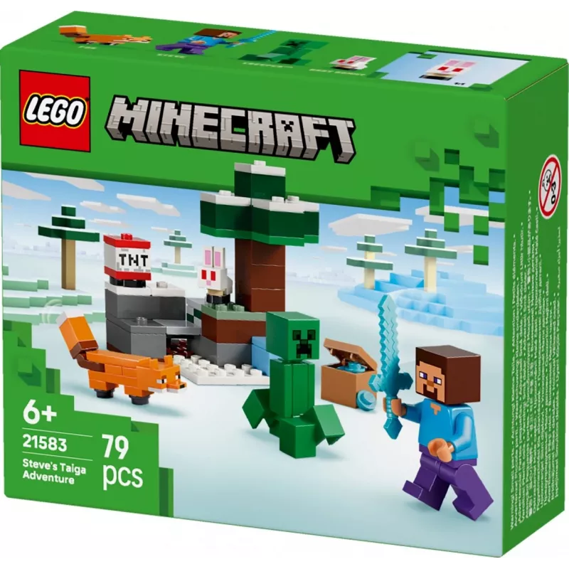 LEGO MINECRAFT 21583 Steve'i Taiga seiklus