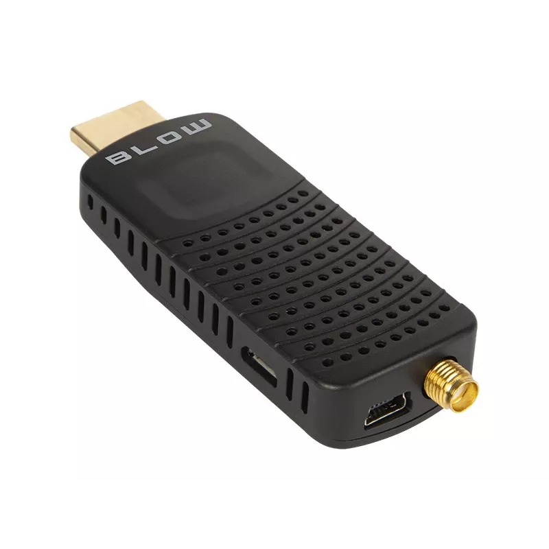 DVB-T2 tuuner BLOW 7000FHD MINI H.265 — kompaktne maapealse TV vastuvõtja, HDMI, USB, S/PDIF, audio L/R, teletekst