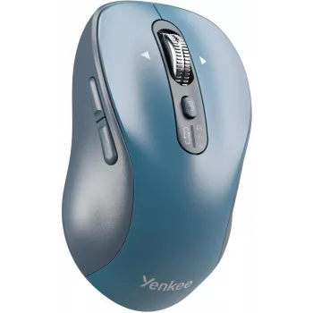 Juhtmevaba hiir YENKEE YMS2010BE kaherežiimiline ergonoomiline, 2,4 GHz USB vastuvõtja + Bluetooth 5.1, 4-astmeline DPI 1000–3200, 6 nuppu