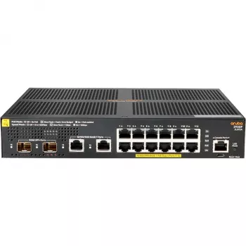 Hewlett Packard Enterprise HPE Aruba 2930F 12G PoE+ 2G/2SFP+ - lüliti - L3 - hallatav - 12 x 10/100/1000 (PoE+) + 2 x 1 Gigabit/10 Gigabit SFP+ (üleslink) + 2 x 10/100/1000 - an Rack