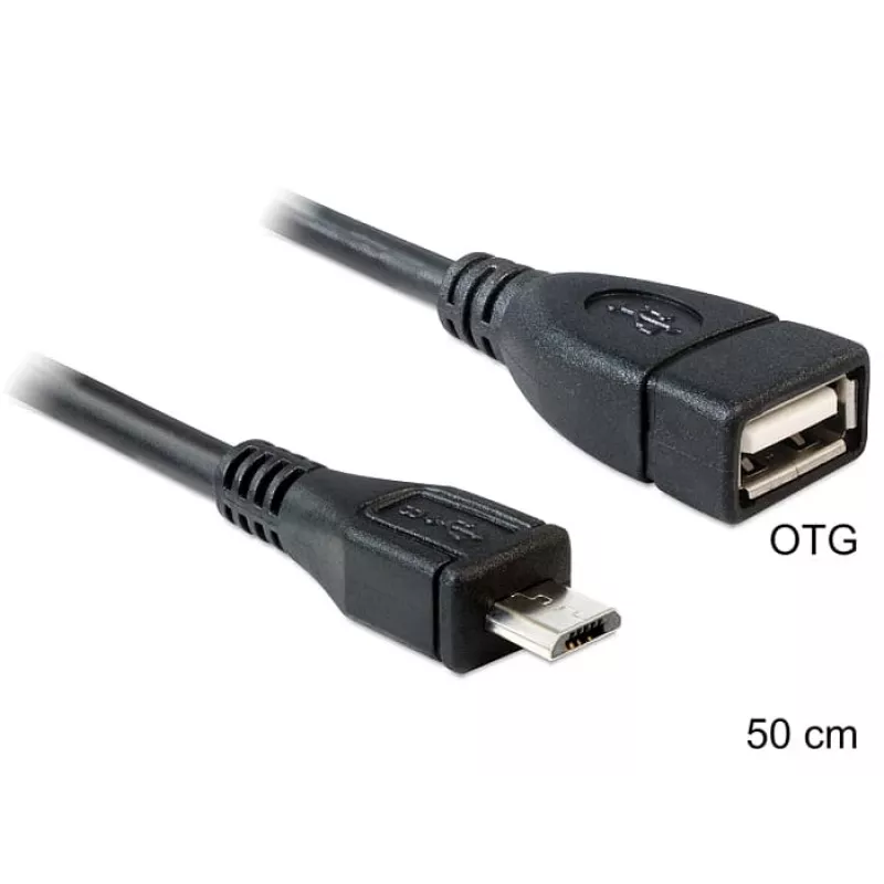 USB-kaabel DeLOCK 50cm Mikro-USB B USB 2.0 A 83183