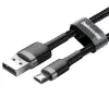 Baseus Cafule 2.4A 1m Micro USB kaabel (hall/must)