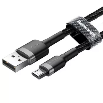 Baseus Cafule 2.4A 1m Micro USB kaabel (hall/must)