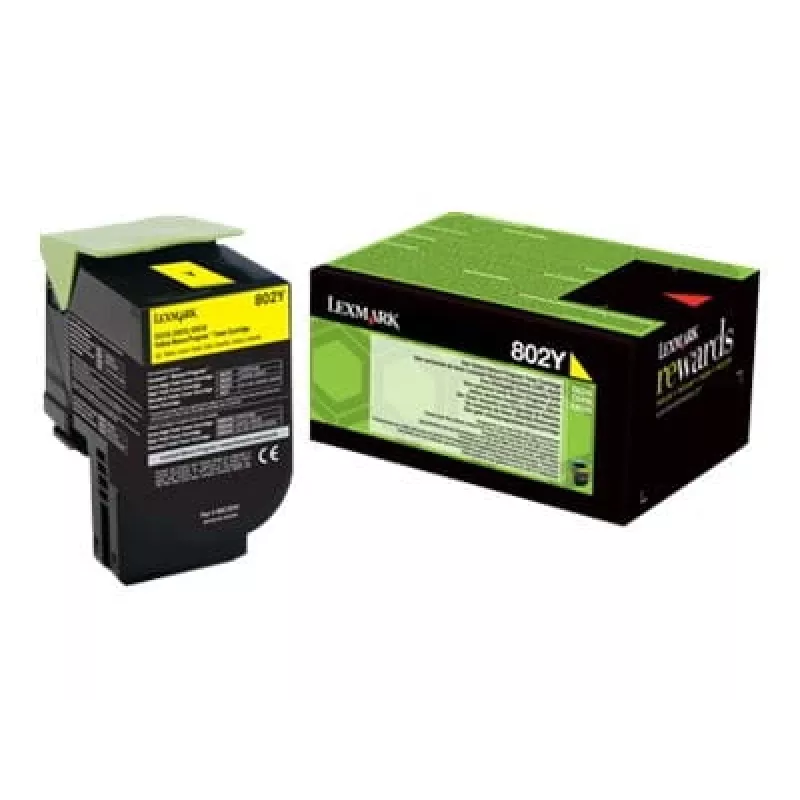 Lexmark 80C20Y0 toonerikassett 3000 lehekülge kollane