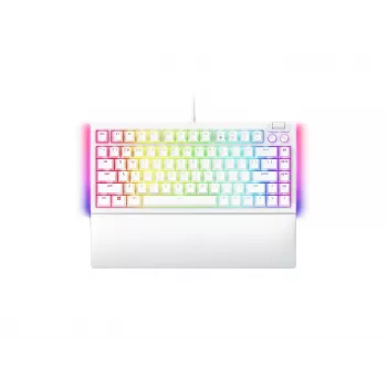 Mehaaniline mänguriklaviatuur Razer MustWidow V4 75% USB QWERTY USA inglise valge