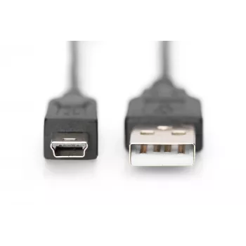 ASM AK-300130-030-S ASSMANN USB 2.0 HighSpeed Canon USB-A/miniUSB-B (5pin) isane/isane must 3m