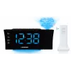 Blaupunkt CRP81USB raadiowekker projektsiooni ja USB-laadimisega, must
