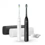 Laetav soniline hambahari Philips Series 5500 HX7119/02 — 2 käepidet, 2 harjapead, liitiumioonaku, igapäevane hooldus ja valgendamine