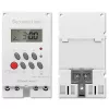 DIN-liistule paigaldatav elektrooniline taimer QOLTEC PC0629 — 24 V toide, 16 A väljund