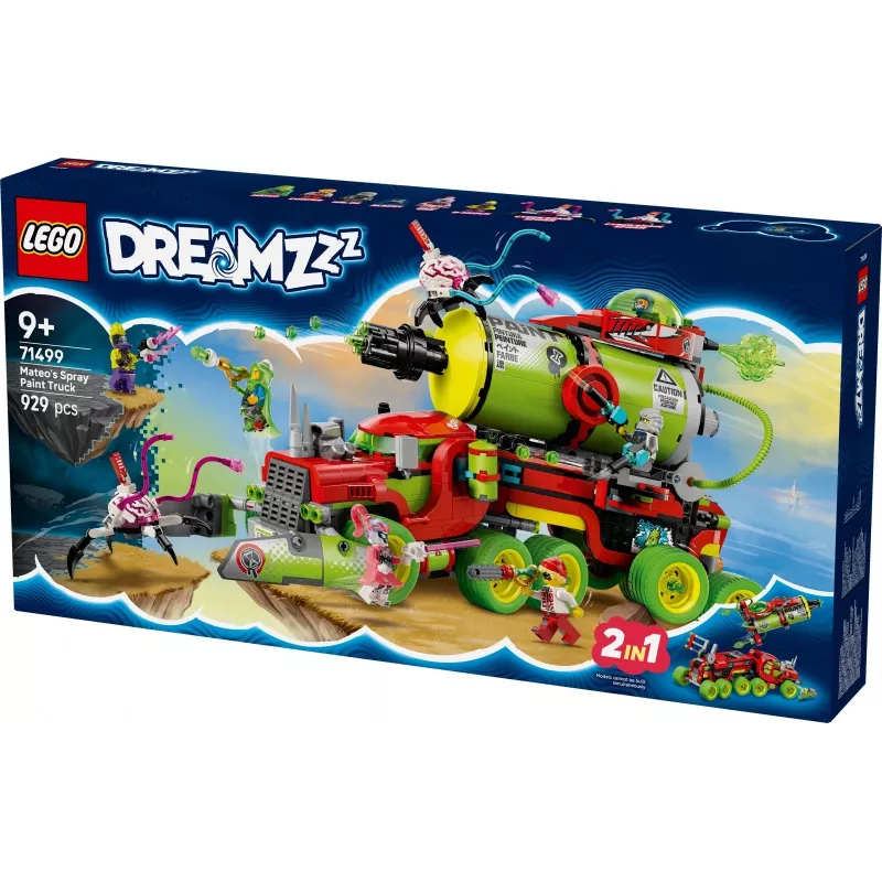 LEGO DREAMZZZ 71499 Mateo pihustusvärvitrukk