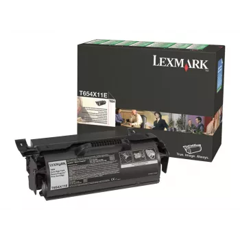 Toner Lexmark T654X11E 30000 lehekülge Must