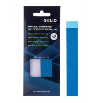 Soojuspadjake Gelid TP-GP04-R-E 120×20×3,0 mm, tihedus 3,2 g/cm³, 1 tk