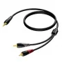 Stereo 3,5 mm pistik isane - 2x RCA (Cinch) isane kaabel Procab 3 m
