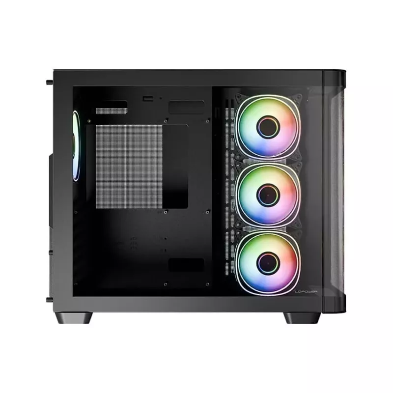 Arvutikorpus LC-Power LC-8001B-ON Midi Tower Must