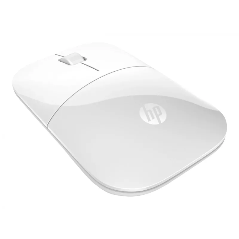 HP Z3700 valge juhtmevaba hiir, mõlemakäeline, optiline, RF-juhtmevaba, 1200 DPI, valge