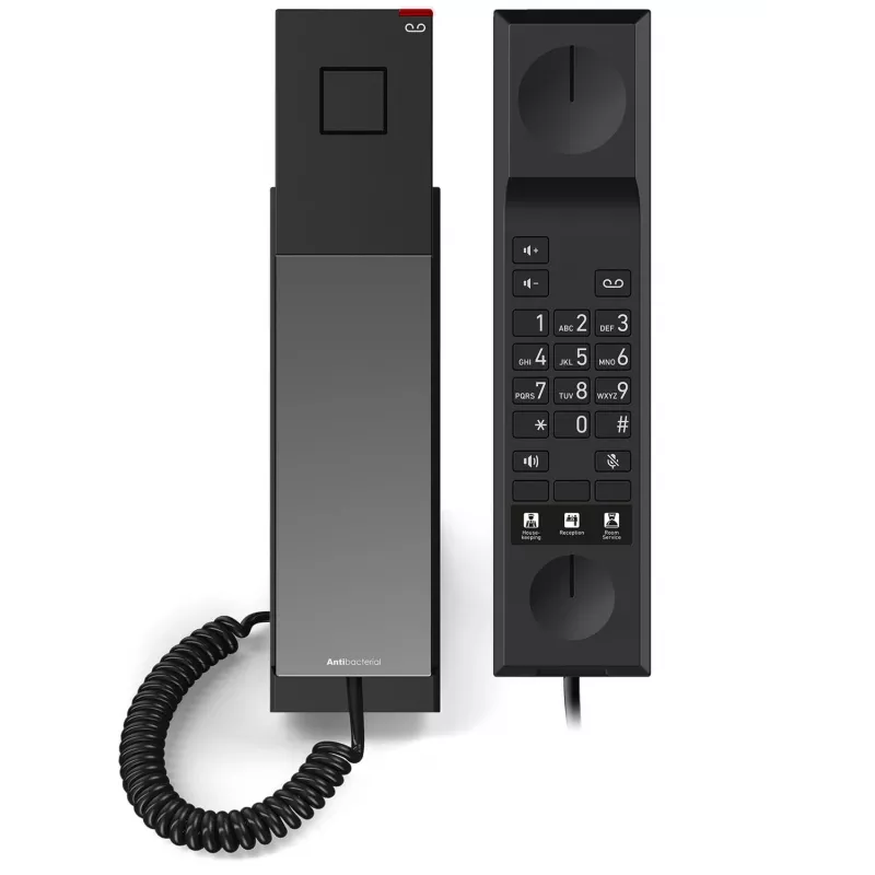 Snom HD300 - Telefon mit Schnur - Gun Metal Black