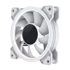Gamemax | Korpusventilaator | DUAL RING INFINITY | Valge