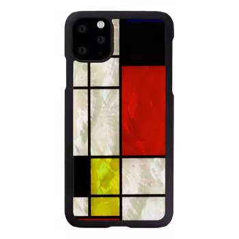Nutitelefoni ümbris iKins iPhone 11 Pro Max jaoks — Mondrian must kaitseümbris