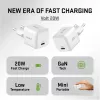 USB‑C seinakallur YENKEE YAC G20 20W 3A Power Delivery