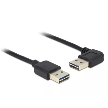 USB-kaabel DeLOCK 85176 USB 2.0 0,5 m Must