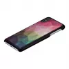 Kaitsev nutitelefoni ümbris iKins iPhone XS Max jaoks — vee-lille disain, must