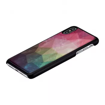 Kaitsev nutitelefoni ümbris iKins iPhone XS Max jaoks — vee-lille disain, must