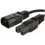 Microconnect PE011410 toitekaabel Must 1 m C14 pistik C15 pistik