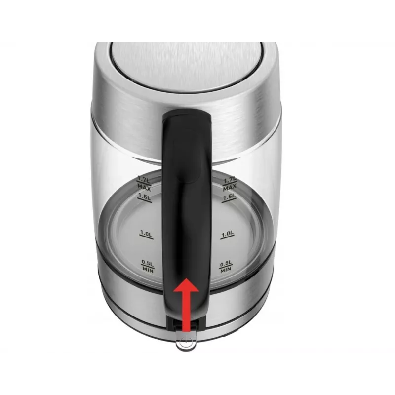 Tefal KI772D elektriline veekeetja 1,7 L 2400 W roostevaba teras, läbipaistev