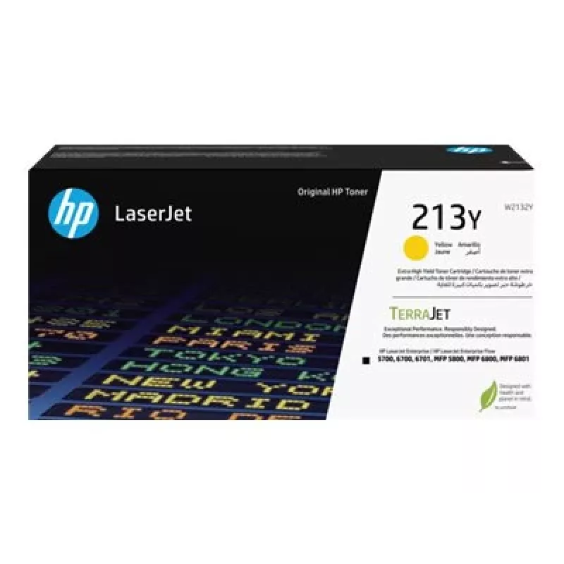 HP 213Y Extra High Yield kollane Originaal LaserJet toonerkassett